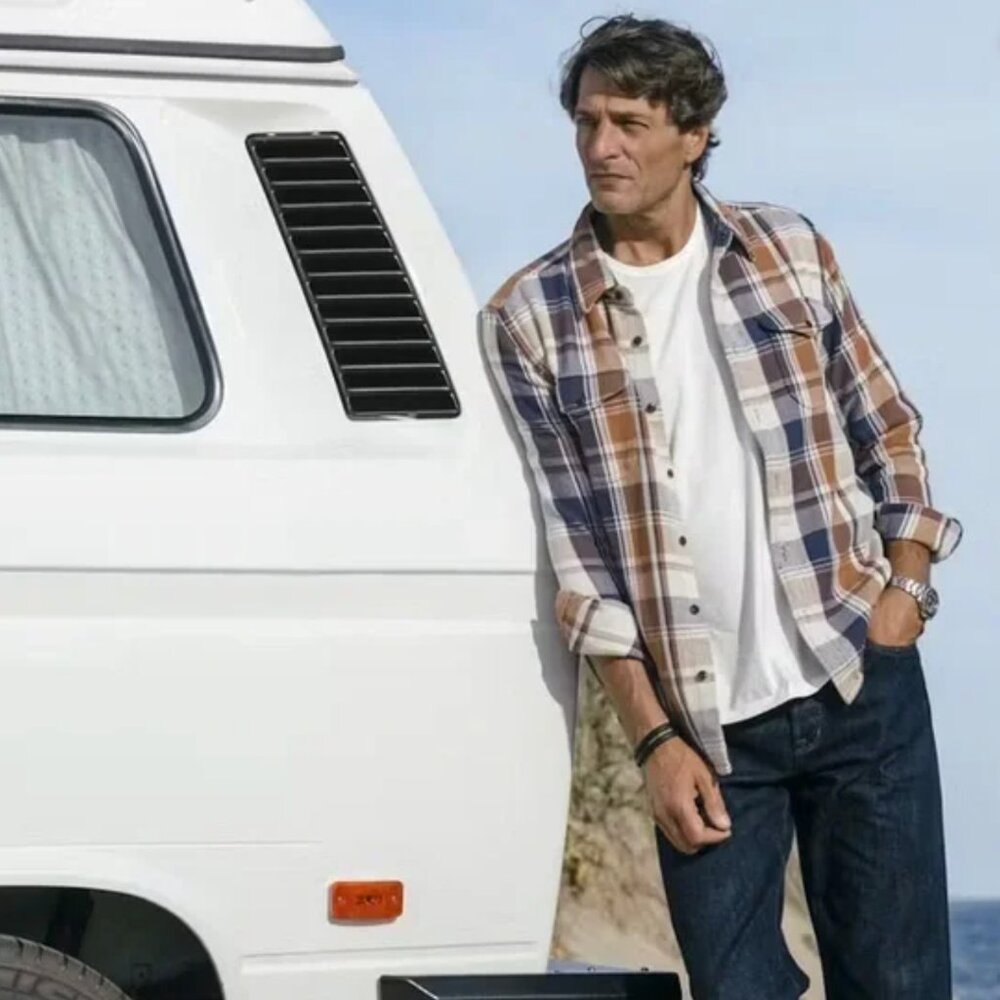 Outerknown Blanket Shirt Mens Juneau Plaid Organic Cotton Huckberry